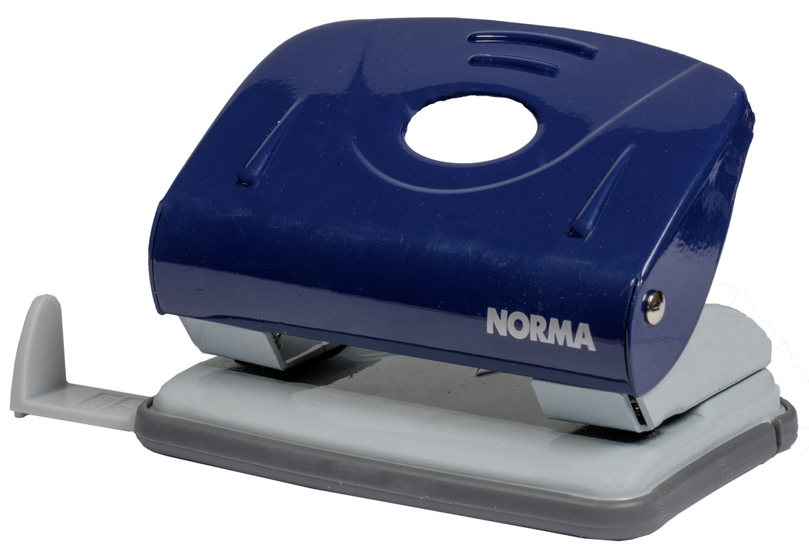 Діркопробивач NORMA (4345N), 20 аркушів, металевий, з лінійкою